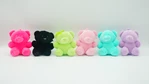 Pixel Plush MERCH-MMX-025 4" CANDY BEARS W/CLIP-48 CT